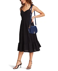 Anne Klein Convertible Strap Small Saddle Bag