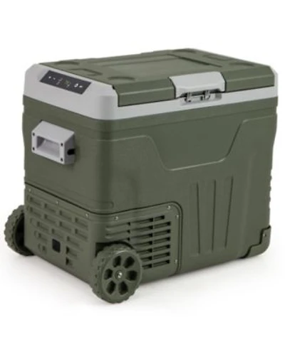 Akiudex Portable Car Refrigerator Freezer With Wheels Dual Power 35l 50l