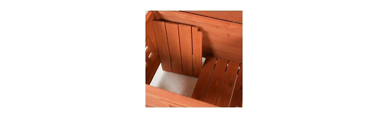 Aostirmotor Waterproof Outdoor Indoor Cat House with Roof