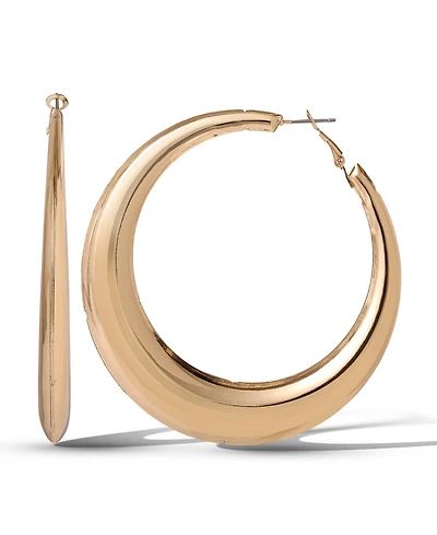 Jessica Simpson Bold Crescent Hoop Earrings