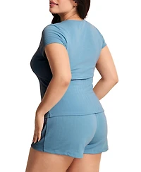 Adore Me Eloise Women's Plus-Size Short Pajama Set