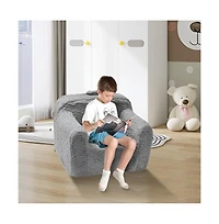 Slickblue Comfy Kids Chair, High-Density Foam Toddler Sofa for Reading or Lounging
