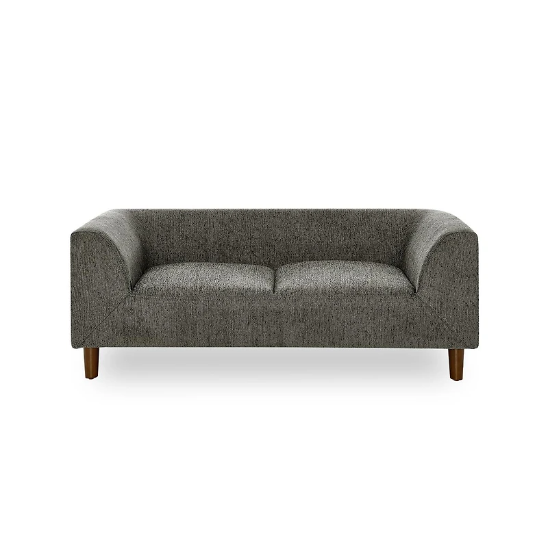 Aostirmotor Dark Gray Pet Sofa with Backrest and Armrests Suitable for Small and Medium dogs