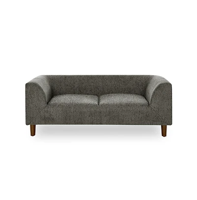 Aostirmotor Dark Gray Pet Sofa with Backrest and Armrests Suitable for Small and Medium dogs
