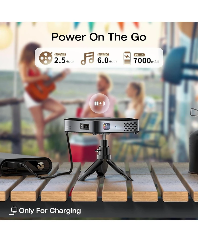 Elephas WiFi Bluetooth Mini Projector