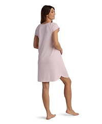 Miss Elaine Women's Short Sleeve Solid Night Dress