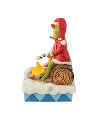 Jim Shore Grinch, Max and Cindy Roasting Figurine