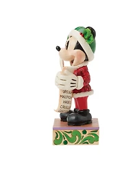 Jim Shore Santa Mickey with List Figurine