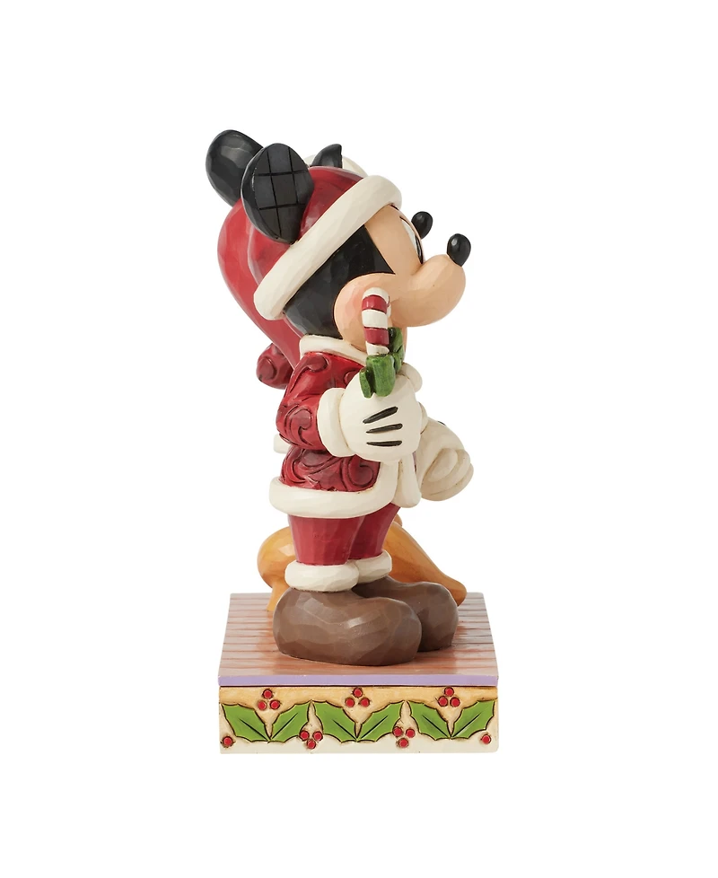 Jim Shore Mickey and Minnie Candy Canes Figurine