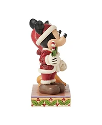 Jim Shore Mickey and Minnie Candy Canes Figurine