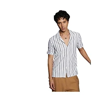 Campus Sutra Men's Wavelength-Knit Shirt