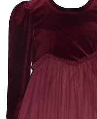 Bonnie Jean Little and Toddler Girls Velvet Ballerina Dress