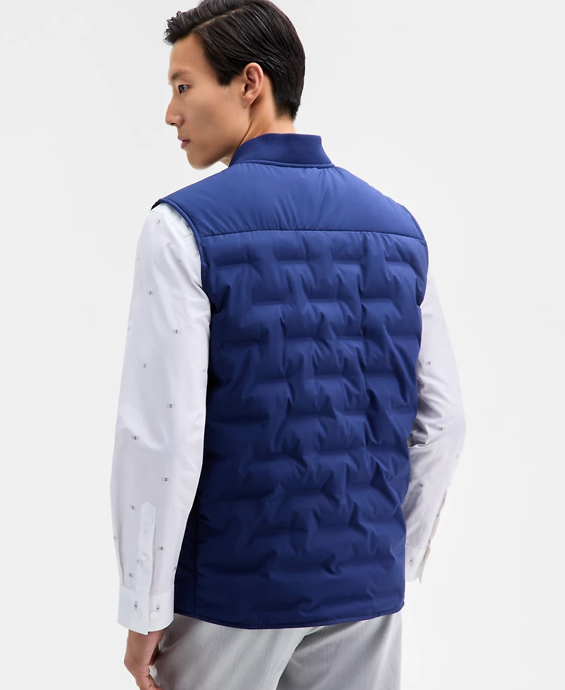 Alfani Men's Alfatech Quilted Zip-Front Vest, Macy's Exclusive