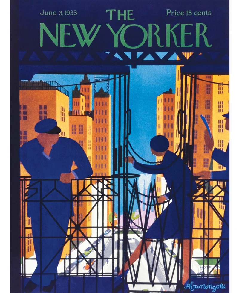 New York Puzzle Company Between Cars 500 Piece Puzzle