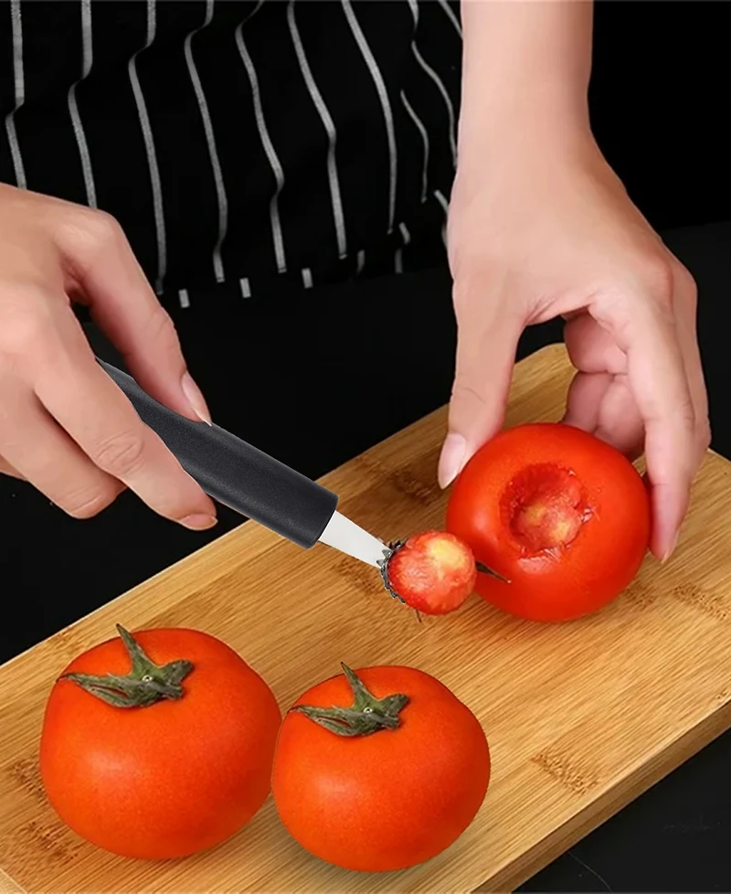 Cat Cora Cutlery-Pro 3-Piece Soft-Grip Handle Zester Stripper Set