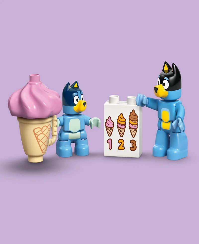 Lego Duplo Bluey Ice Cream Trip with Bluey 10458, 22 Pieces