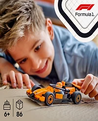 Lego City F1 Driver with McLaren Race Car Building Toy 60442, 86 Pieces