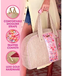 Packed Party Woven Weekender Tote Bag