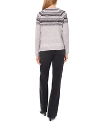 Sam & Jess Women's Cozy Fairisle Sweater