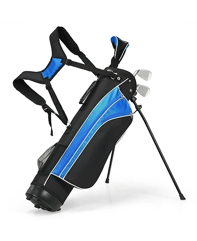 Akiudex Kids' Golf Club Set with Stand Bag and 4 Clubs