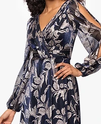 Betsy & Adam Petite Embellished A-line Dress