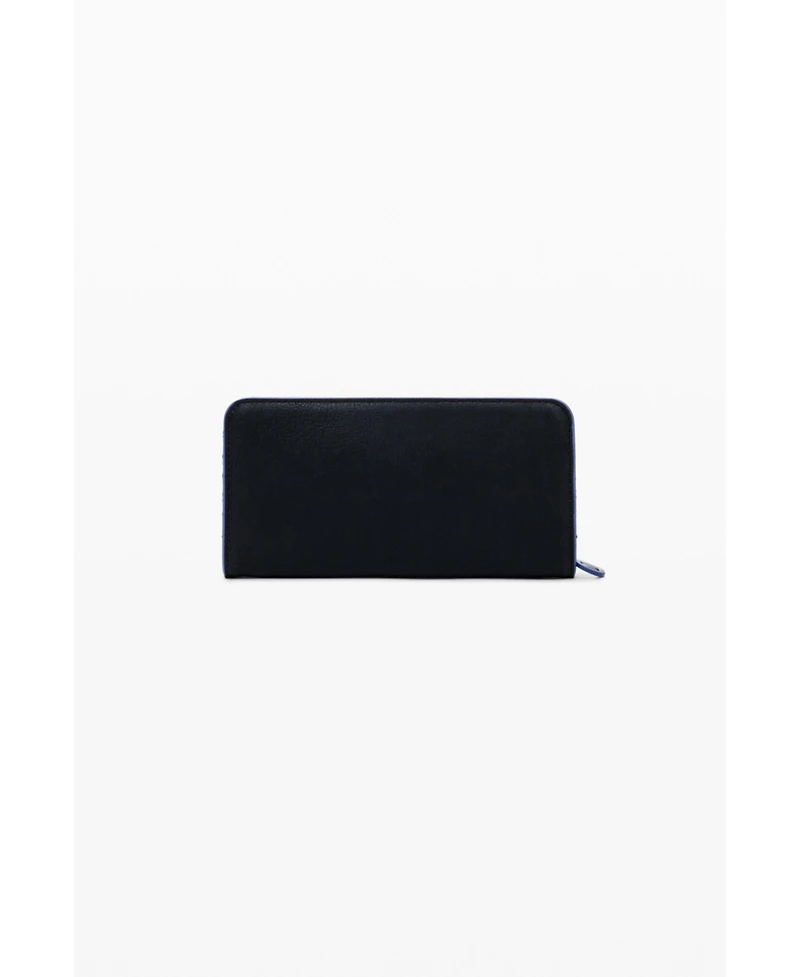 Desigual Women's Large wallet with side stitching