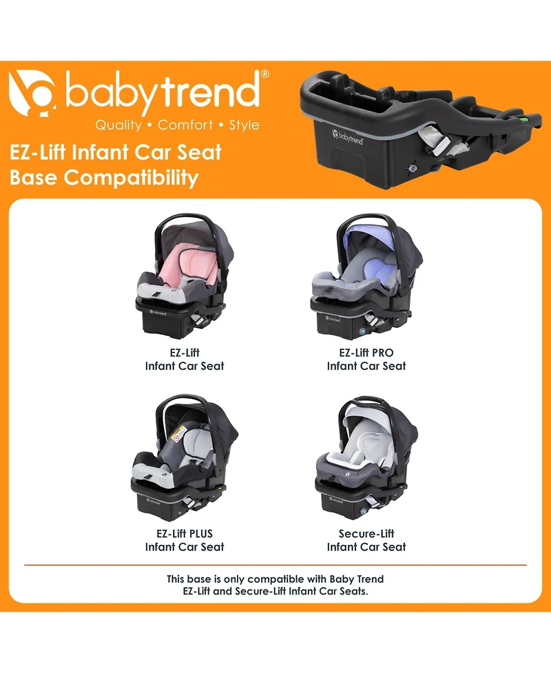 Baby Trend Ez-Lift 35 Plus Infant Car Seat Base - Black