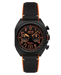 Avi-8 Men's Bell X-1 Leather Strap Watch