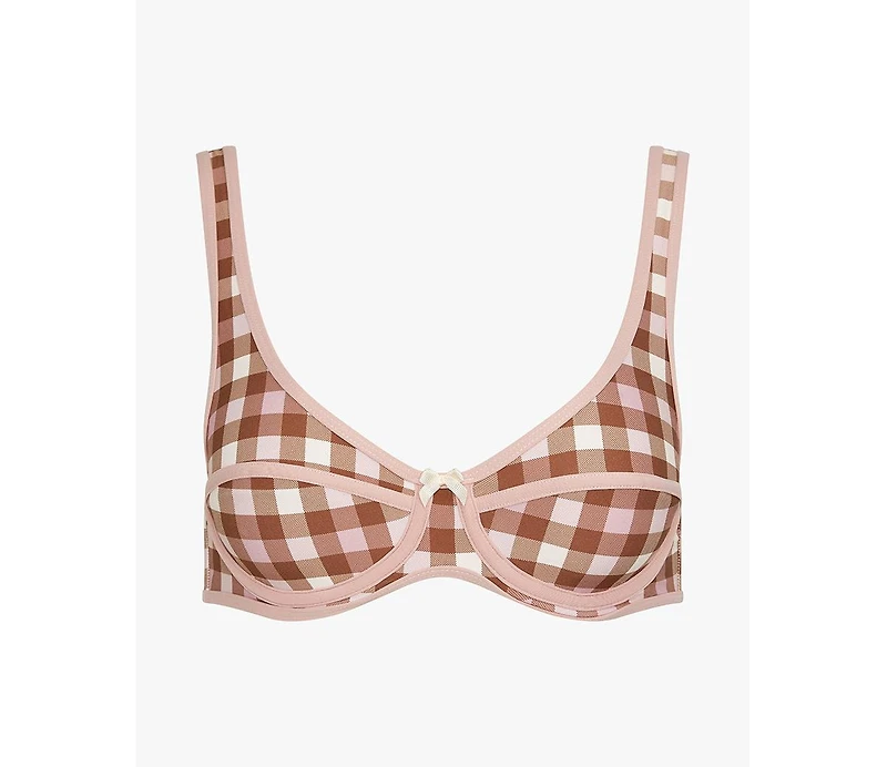 WeWoreWhat Women's Scoop Underwire Top