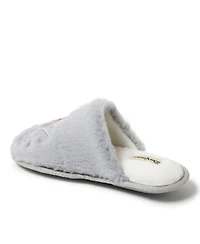 Dearfoams Women's Bridal Celebration Fuzzy Scuff House Slipper