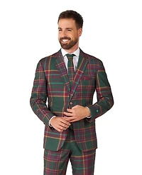 OppoSuits Men's Shiny Star Suit - Christmas & Nye Party Outfit Black