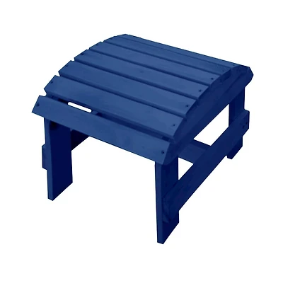 Jiallo Navy Blue Adirondack Pine Ottoman