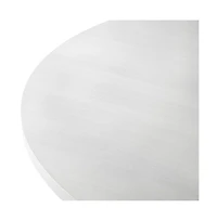 Roundhill Furniture Varna -Pc Round Dining Set, Trestle Dining Table with Chairs