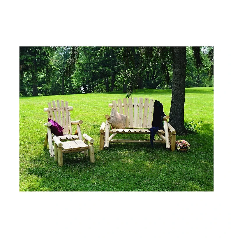 Contoured Comfort Cedar Log Lounge Chair