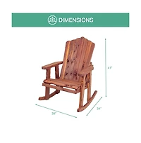 American Furniture Classics Cedar Adirondack Rocking Chair