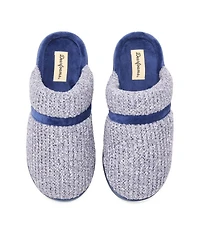 Dearfoams Women's Serena Marled Chenille Scuff Slippers