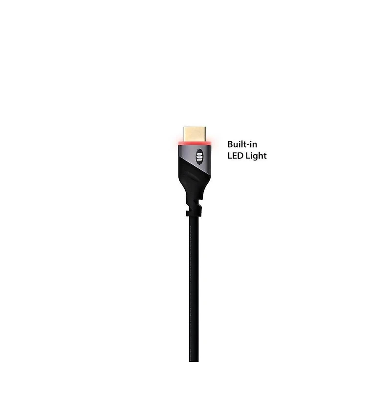 Monster Cable Red Led 6FT Hdmi Cable