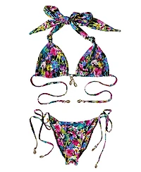 Beach Bunny Swimwear Women's Skimpy Tie Side Bikini Bottom