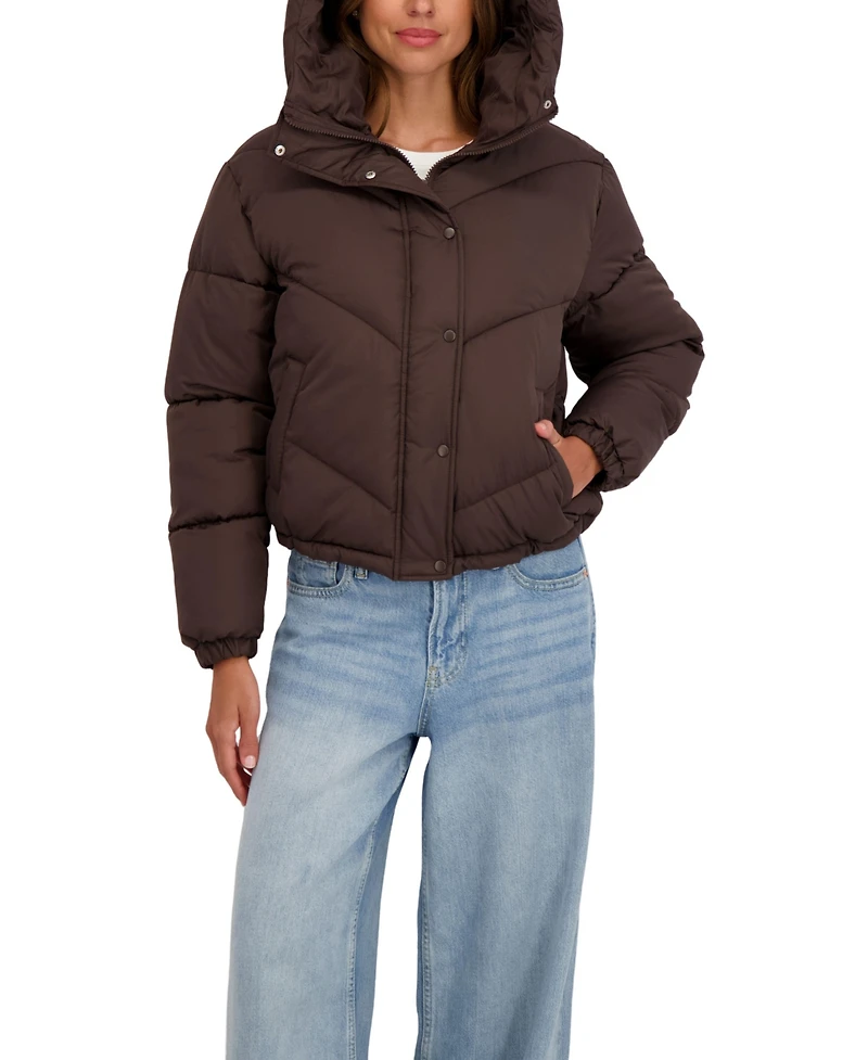 Sebby Juniors' Short Hooded Puffer Jacket
