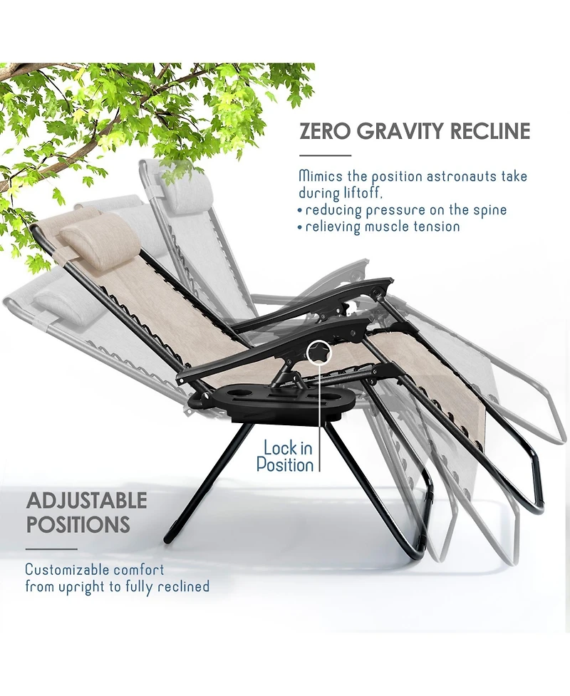 Outdoor Patio Zero Gravity Chair