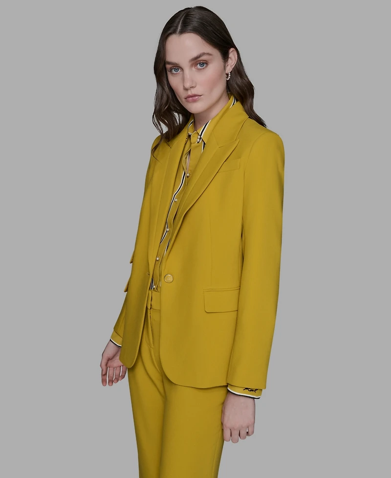 Karl Lagerfeld Paris Women's One-Button Blazer