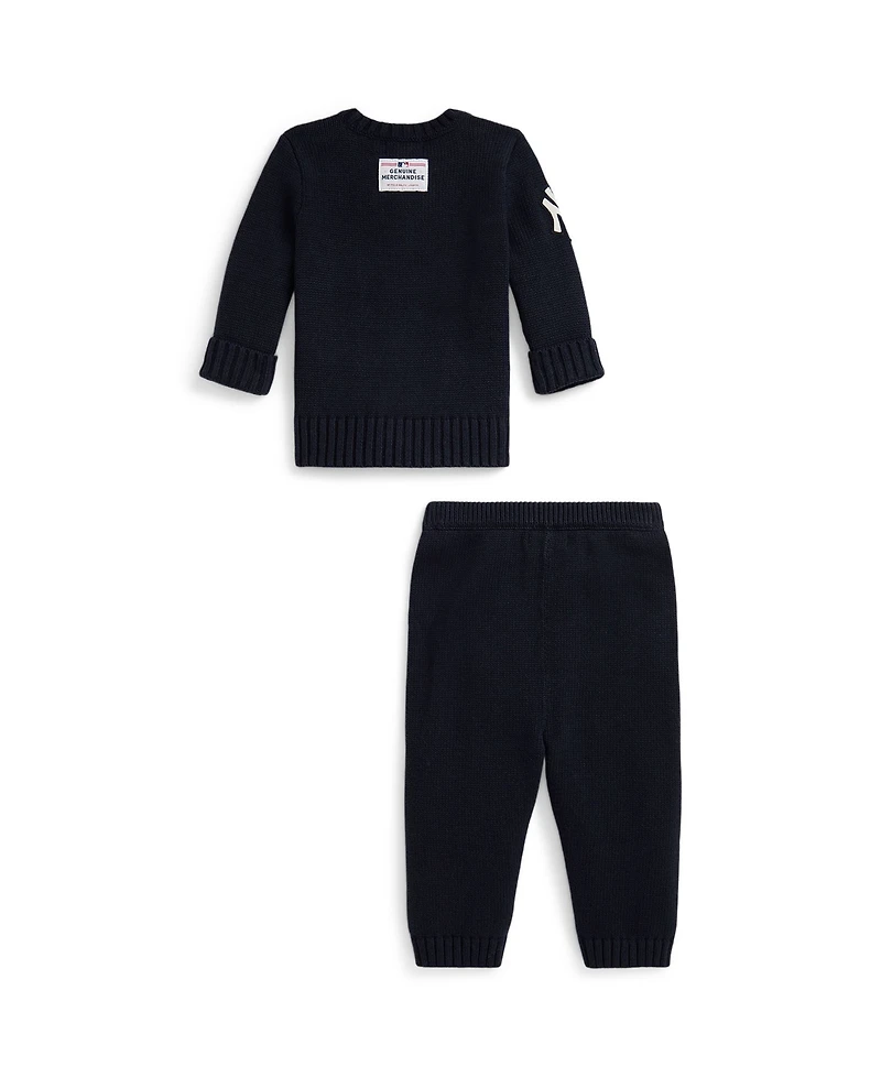 Polo Ralph Lauren Baby Boys 2-Piece Crewneck Sweater and Pants Set