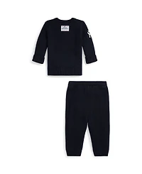 Polo Ralph Lauren Baby Boys 2-Piece Crewneck Sweater and Pants Set