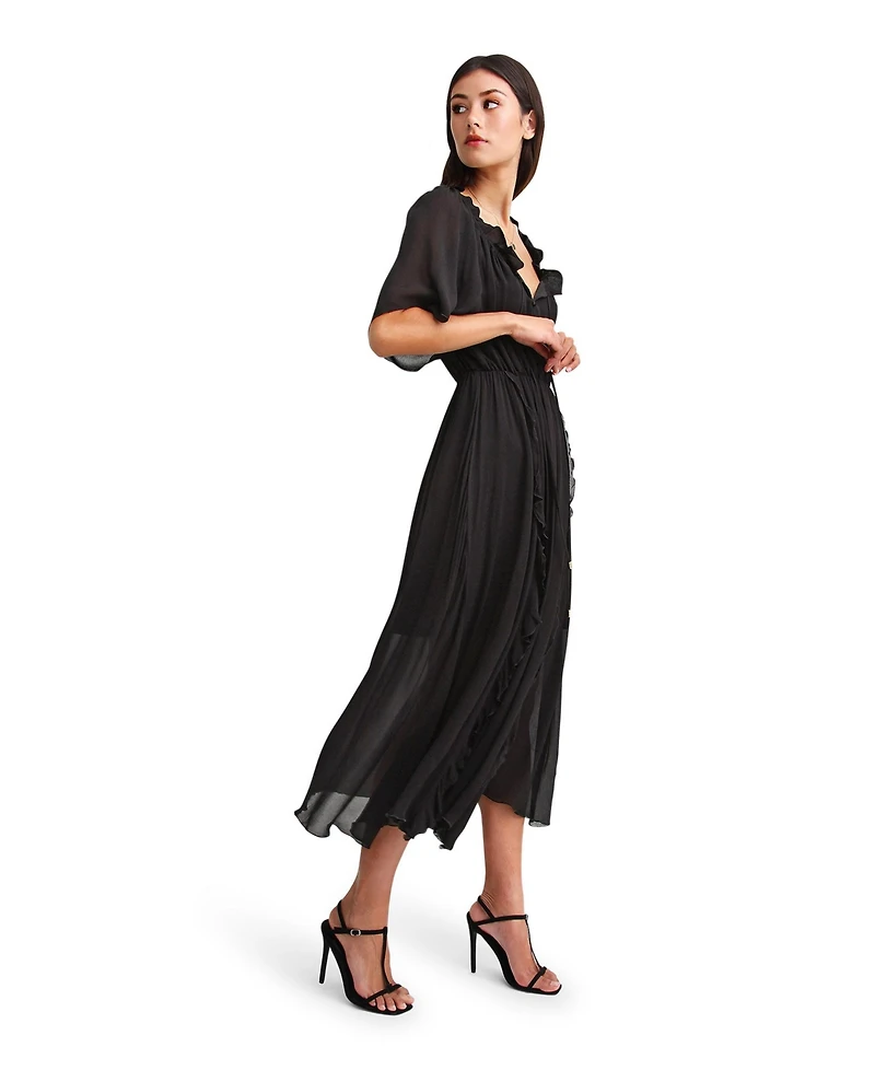 Belle & Bloom Women's Amour Amour Ruffled Midi Dress