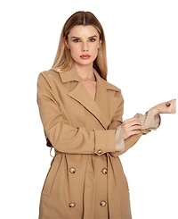 Belle & Bloom Women's Empirical Trench Coat