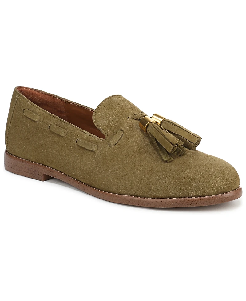 Franco Sarto Women's Hartlie Round Toe Low Profile Tassel Loafers