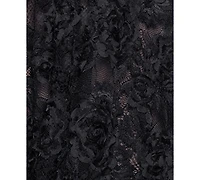 Xscape Women's Strapless Lace Midi Dress