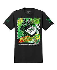 Front Row Motorsports Men's Black Todd Gilliland Grillo's Pickles Car T-Shirt