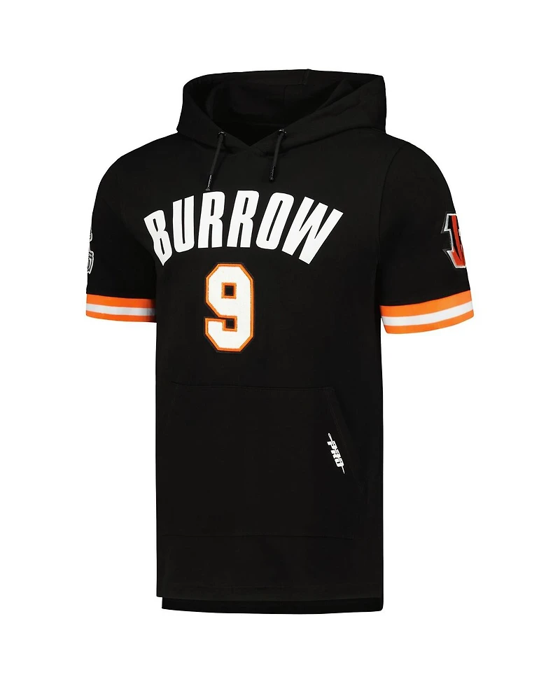 Pro Standard Men's Joe Burrow Black Cincinnati Bengals Player Name Number Hoodie T-Shirt