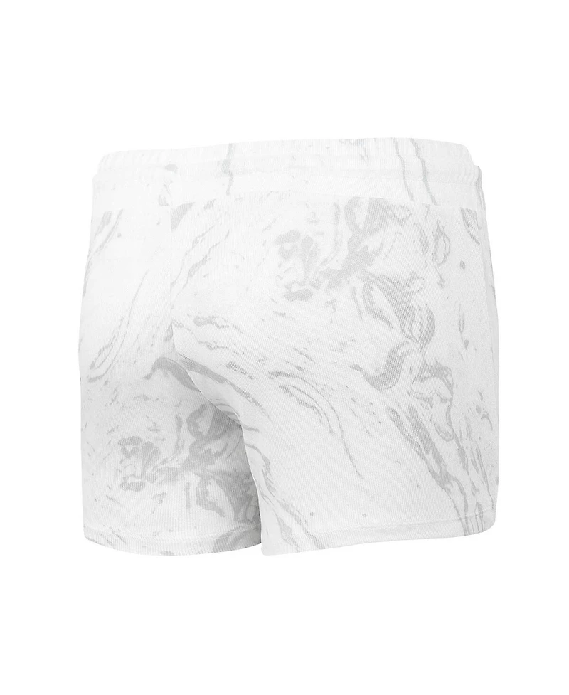 Concepts Sport Women's White Brooklyn Nets Quartz Tank Top and Shorts Set